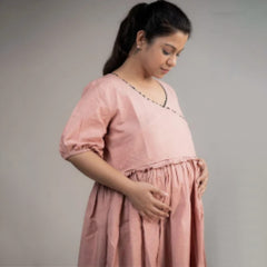 Ruched Caramel Dress