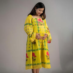Organic Mul Marigold Dress