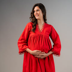Organic Linen-Cotton Maternity Co-Ord Set