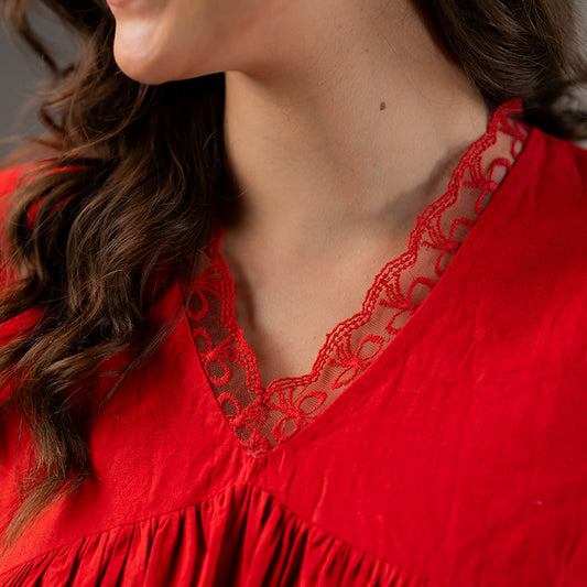 Organic Linen-Cotton Maternity Co-Ord Set