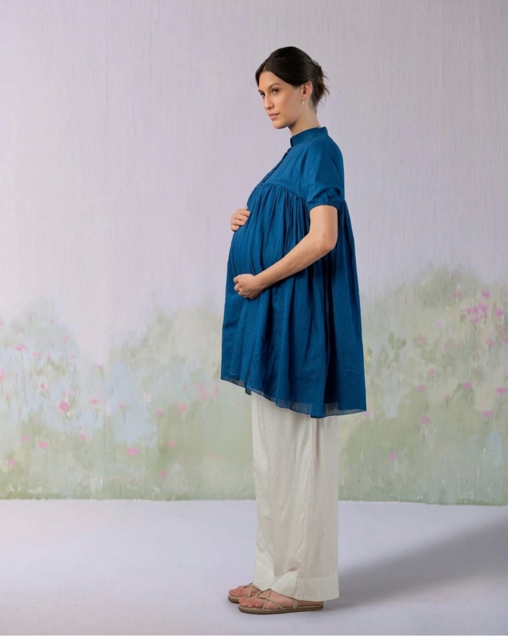 Soft Organic Cotton with Delicate Eyelet Detailing