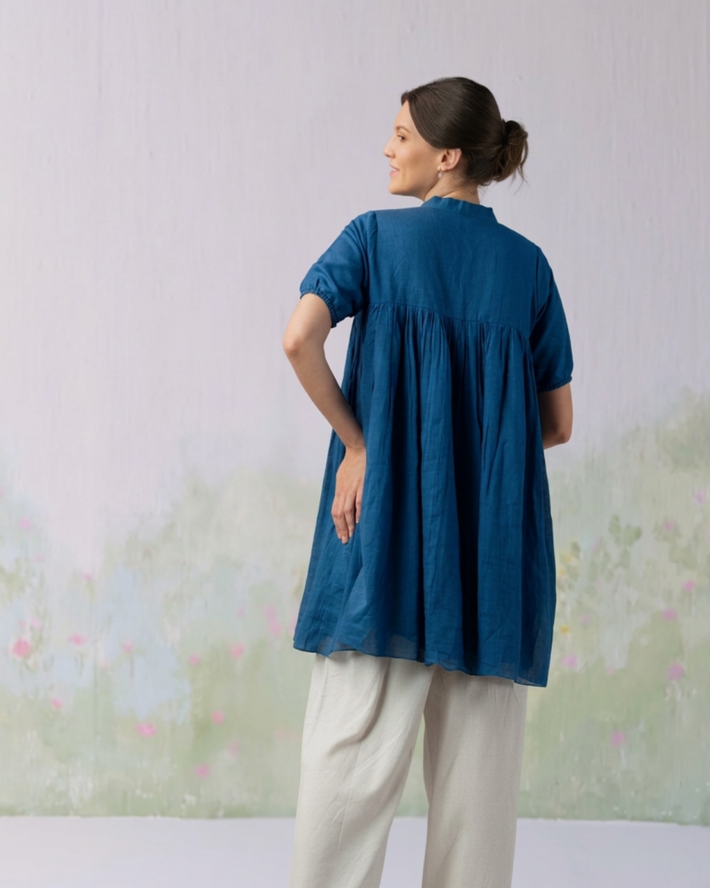 Soft Organic Cotton with Delicate Eyelet Detailing