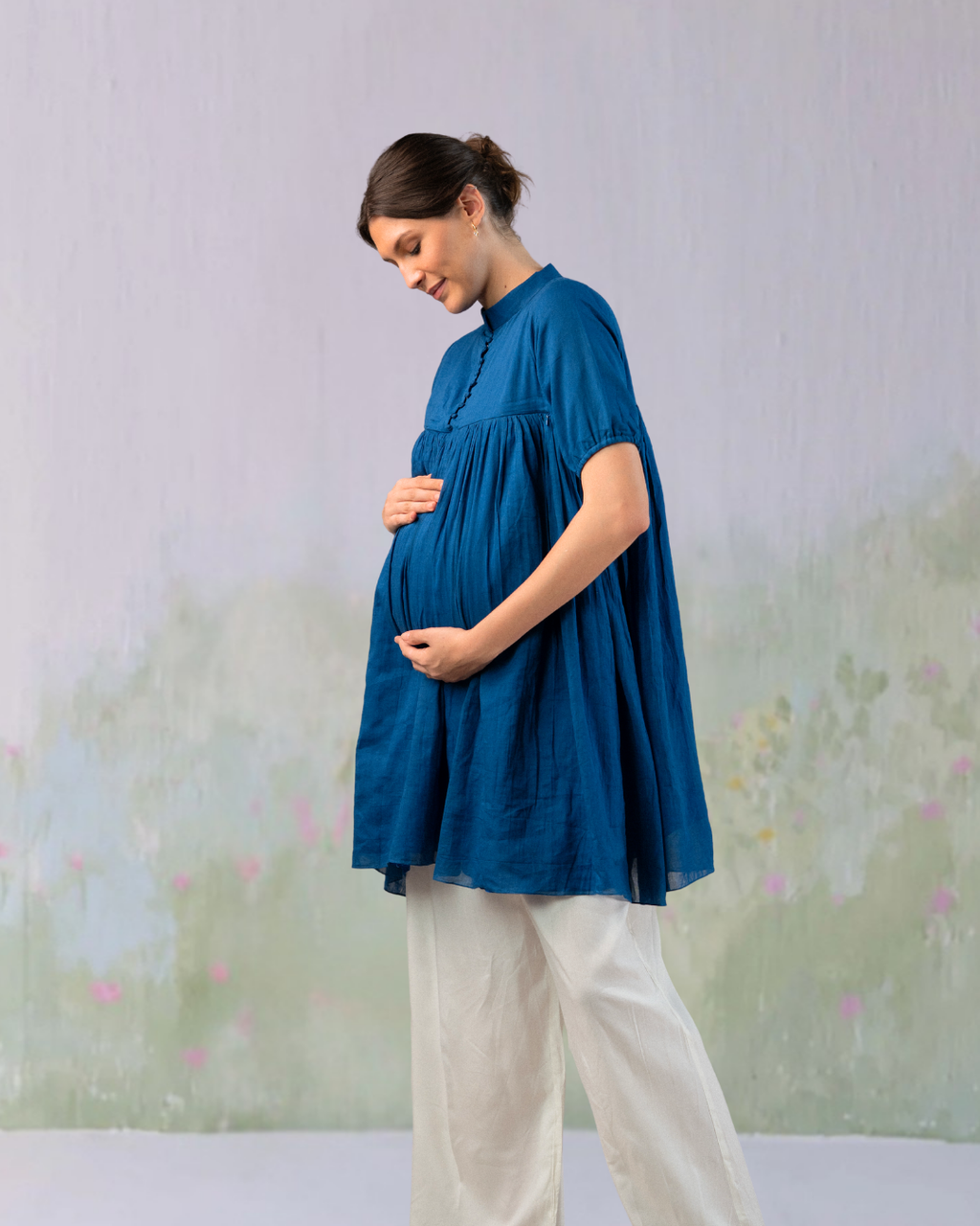 Soft Organic Cotton with Delicate Eyelet Detailing