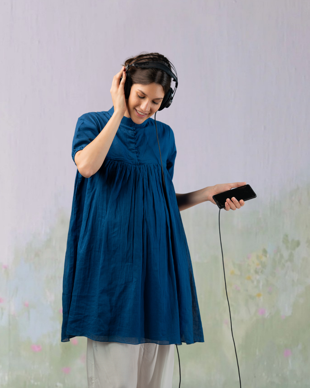 Soft Organic Cotton with Delicate Eyelet Detailing