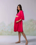 Hot Pink Maternity Dress