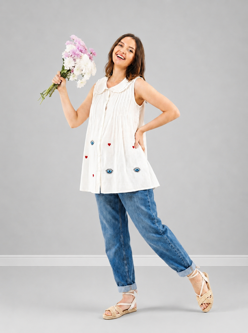 ANGEL EYES MULMUL TUNIC