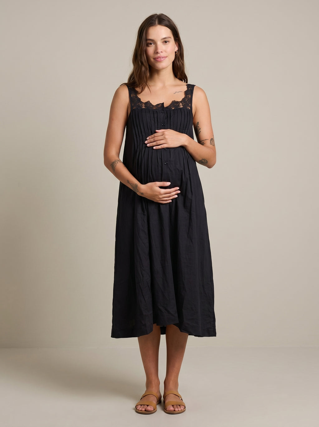 STORM BLACK LOUNGE DRESS
