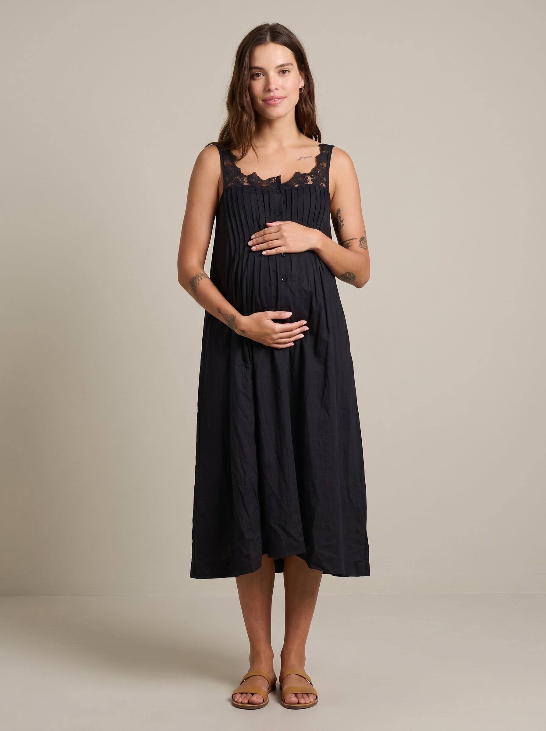 STORM BLACK LOUNGE DRESS