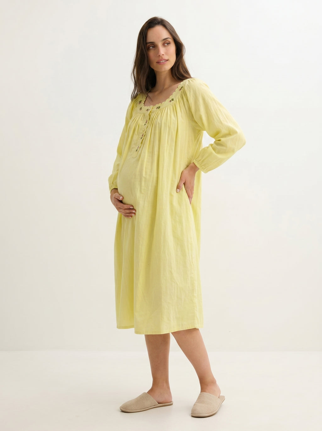 DAISY FLORA MATERNITY LOUNGE DRESS