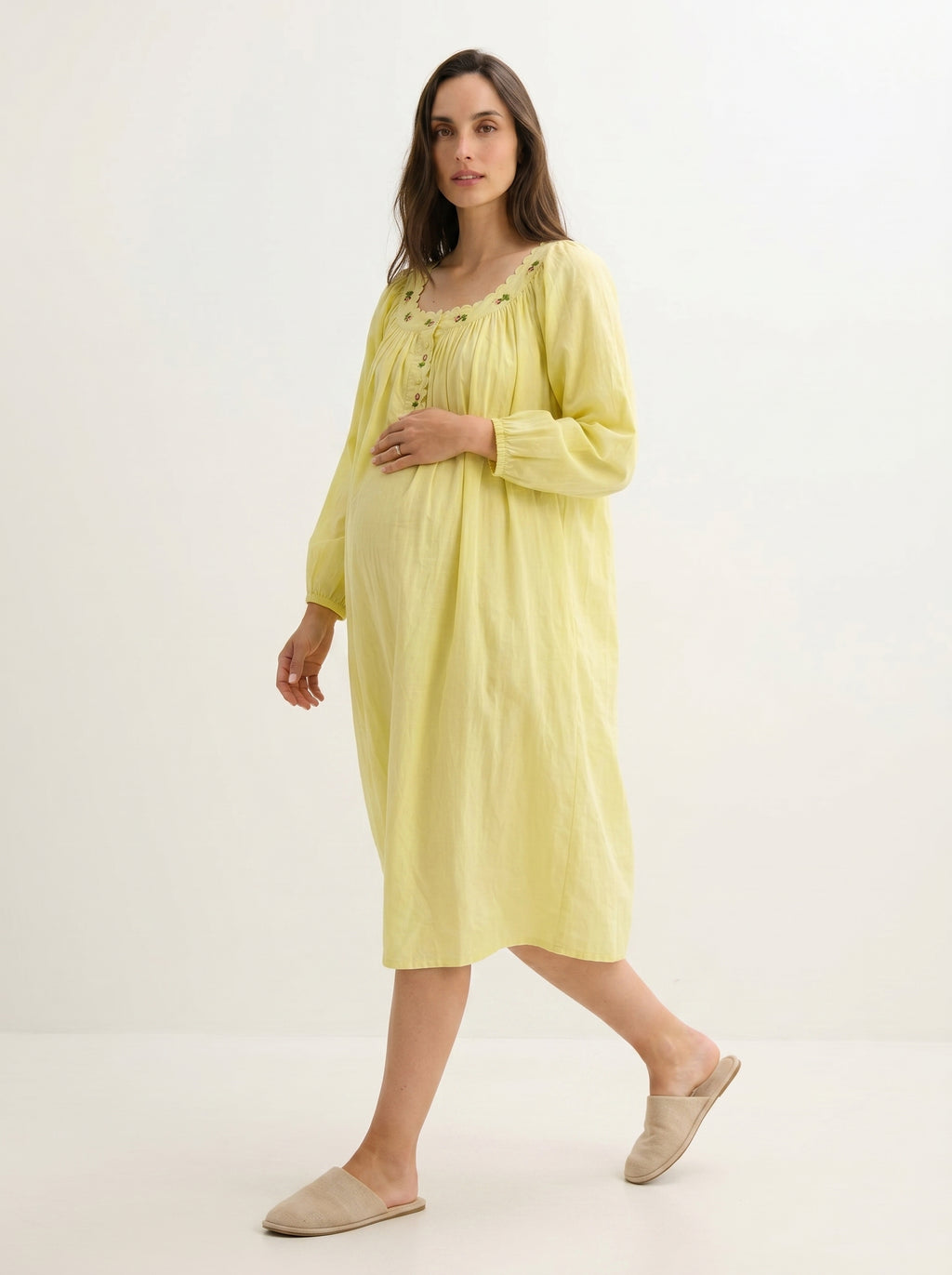 DAISY FLORA MATERNITY LOUNGE DRESS