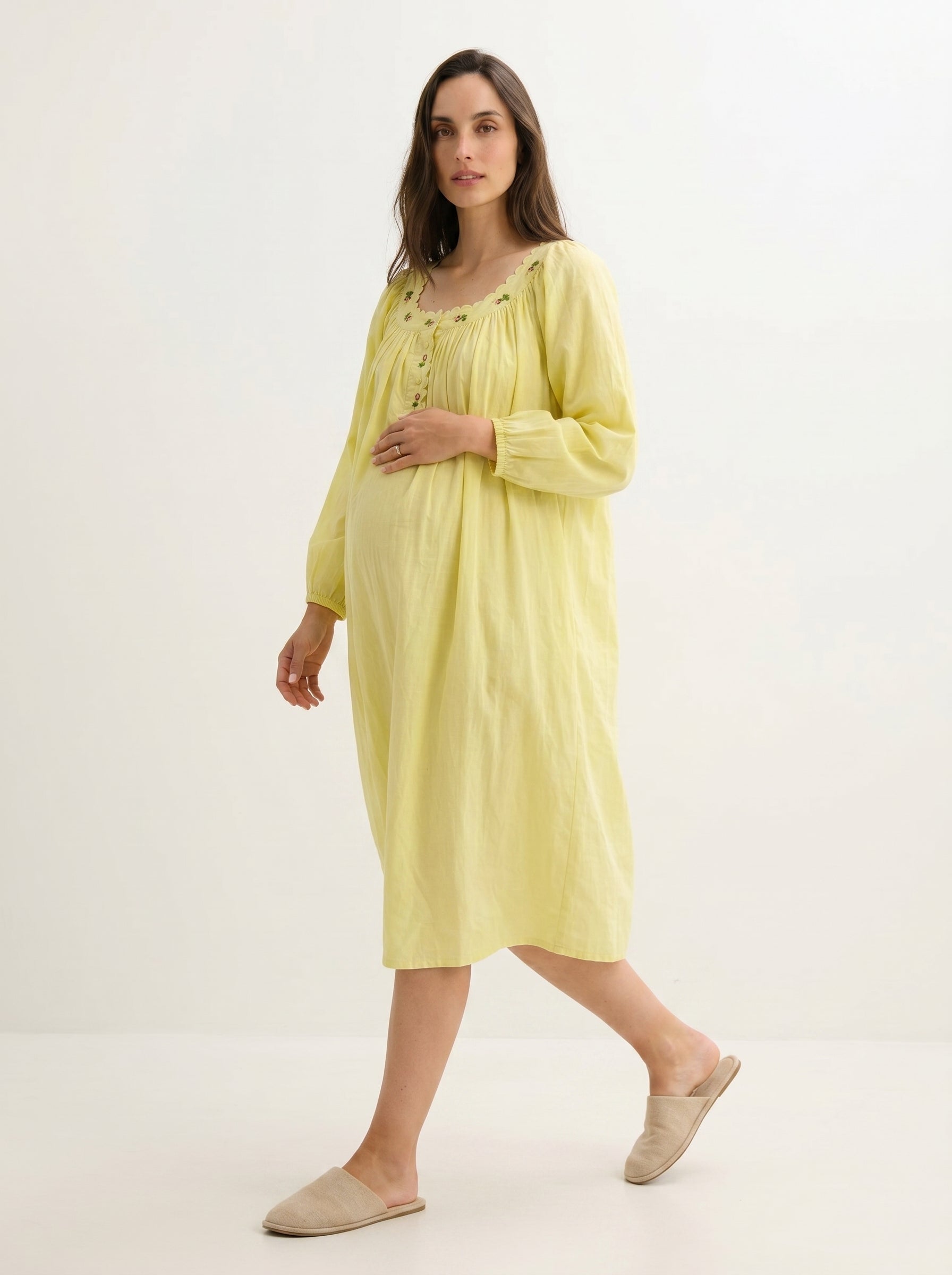 DAISY FLORA MATERNITY LOUNGE DRESS