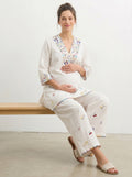 IVORY DOODLE MATERNITY CO ORD SET