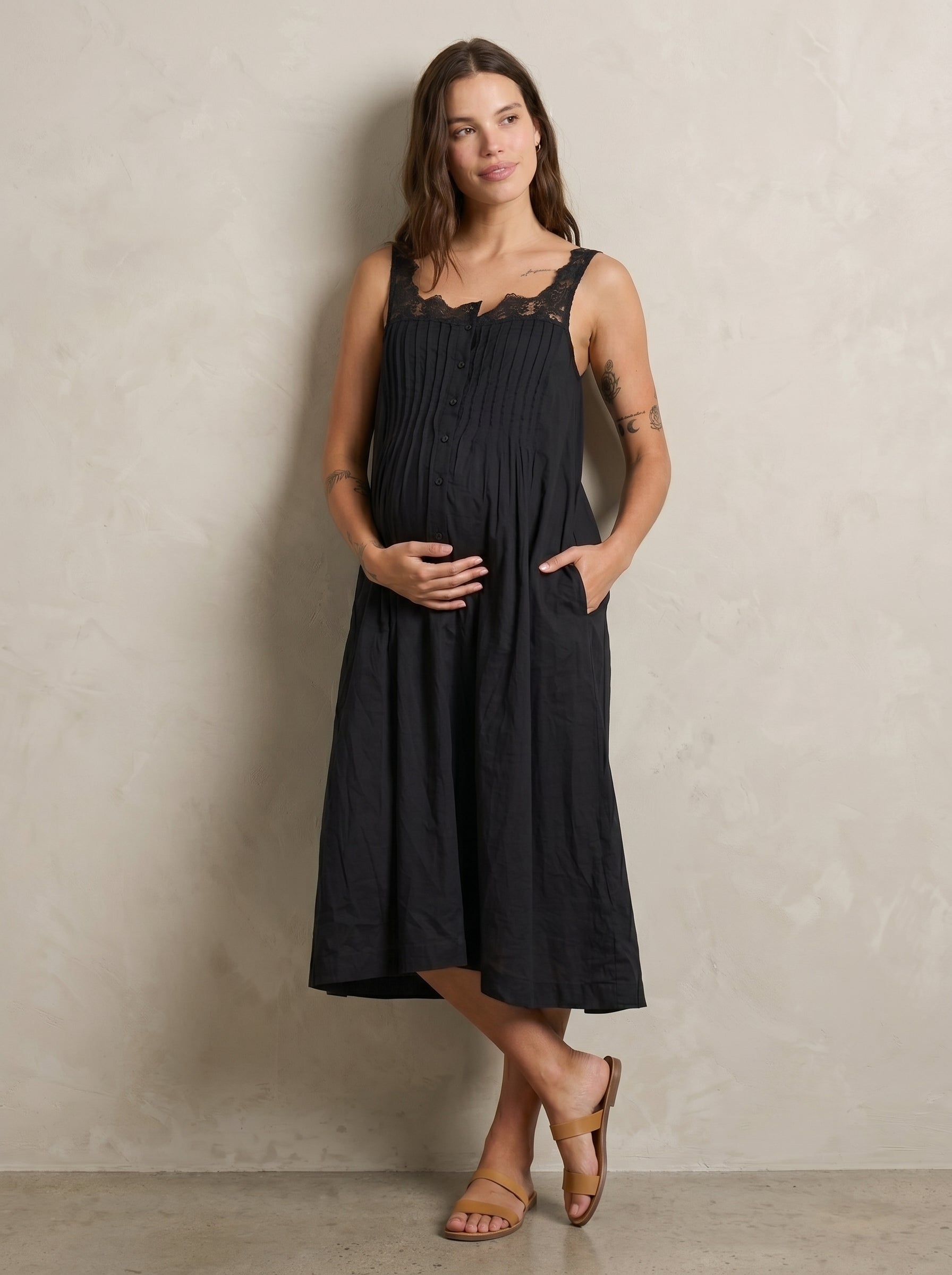 STORM BLACK LOUNGE DRESS