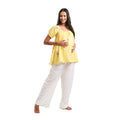 Daffodil Yellow Botanical Maternity Tunic Co-Ord Set
