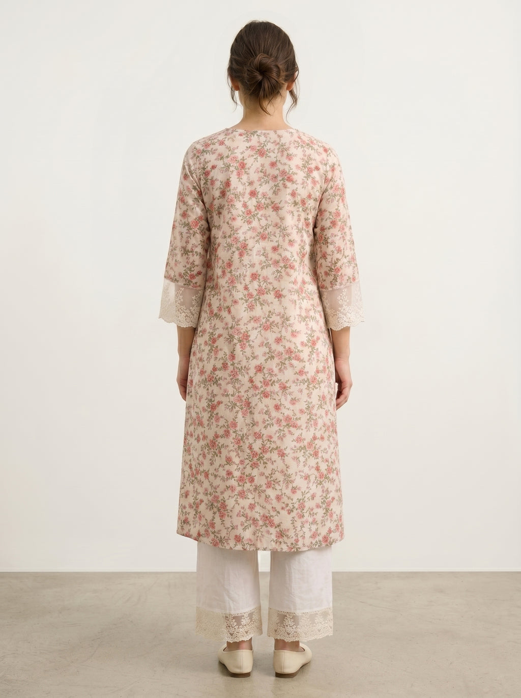 SNOW WHITE MATERNITY KURTA SET