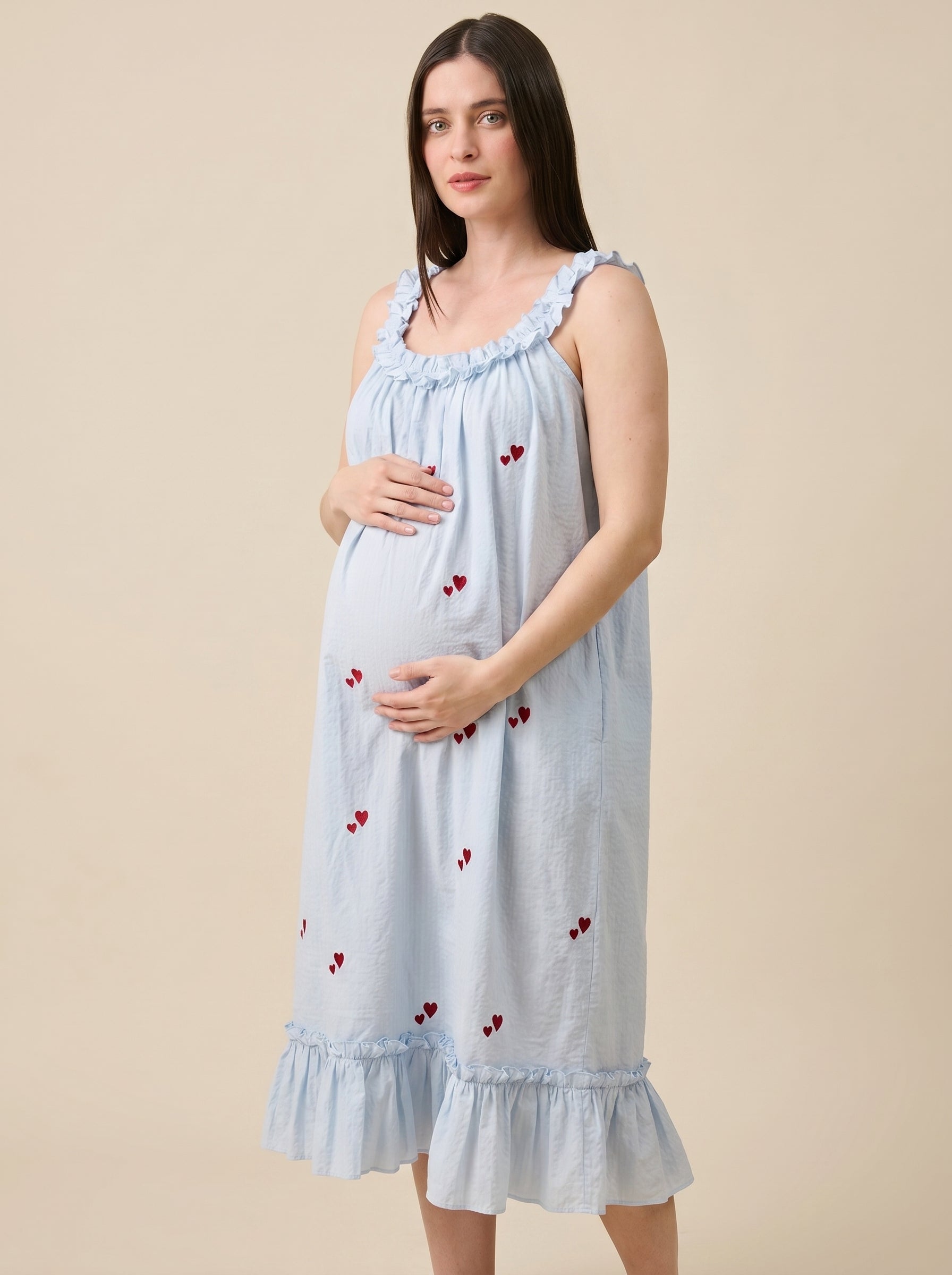BABY BLOOM MATERNITY LOUNGE DRESS