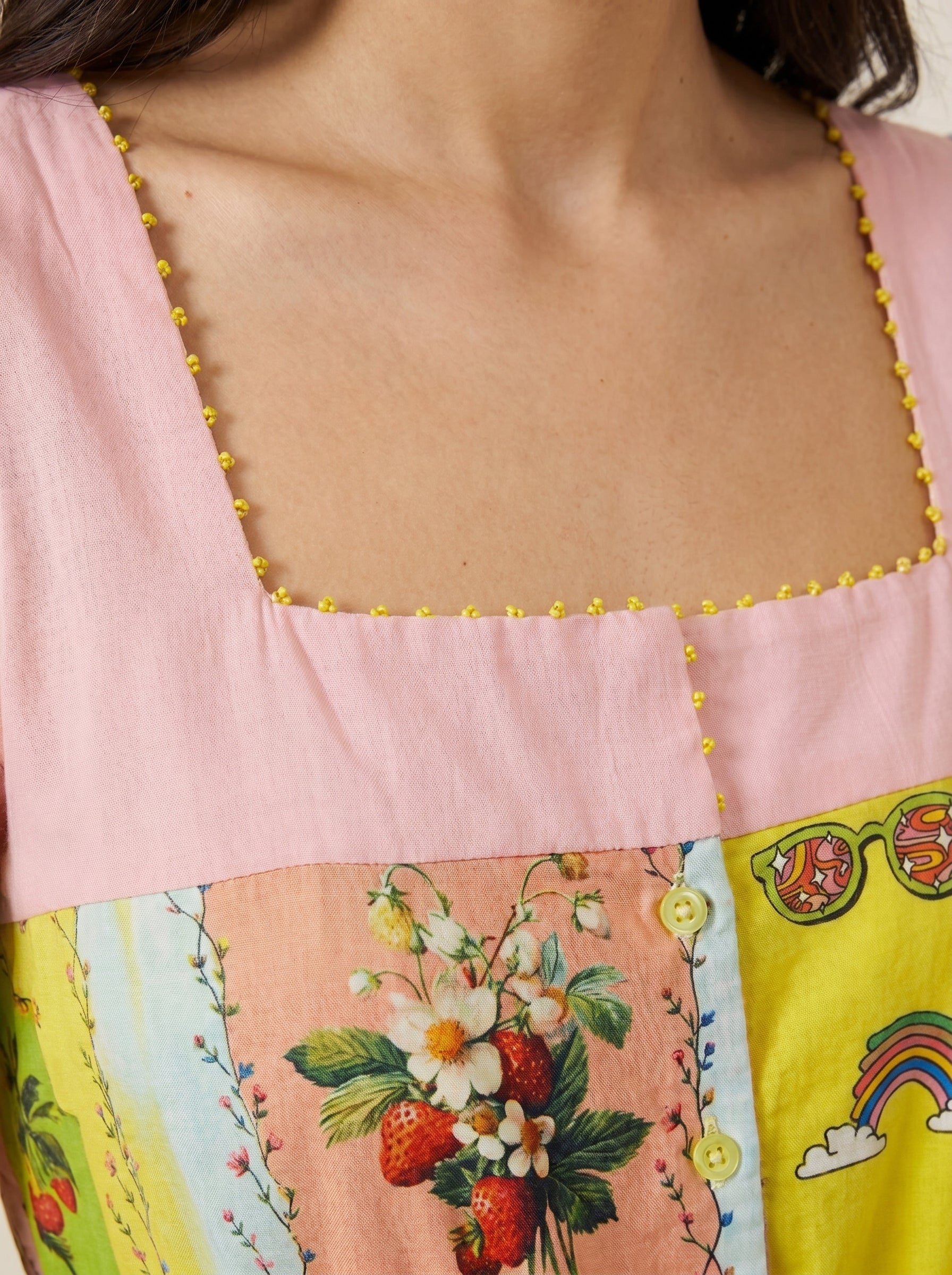 The tropical sunshine tired dress