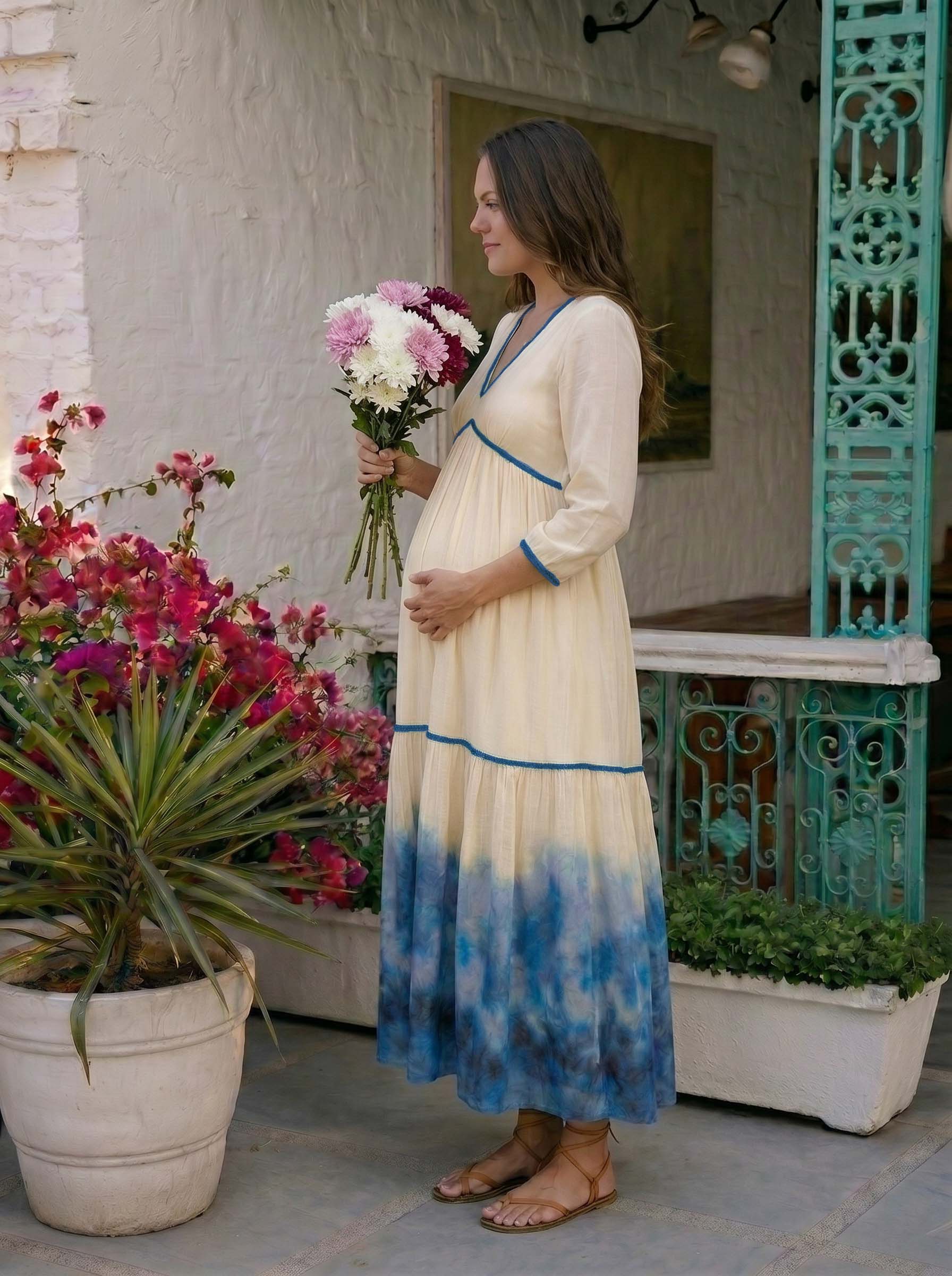 Ivory glacier dress