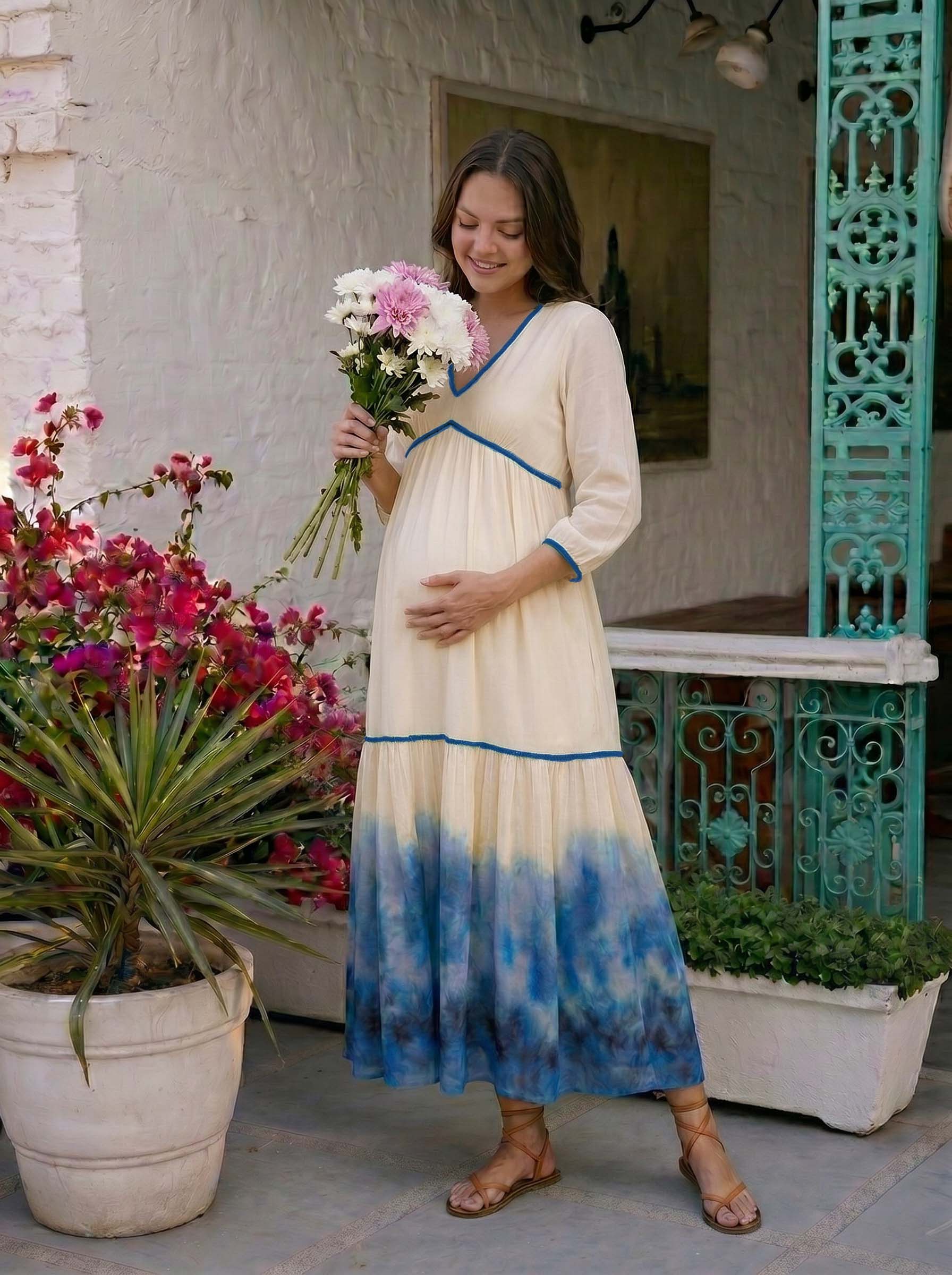 Ivory glacier dress