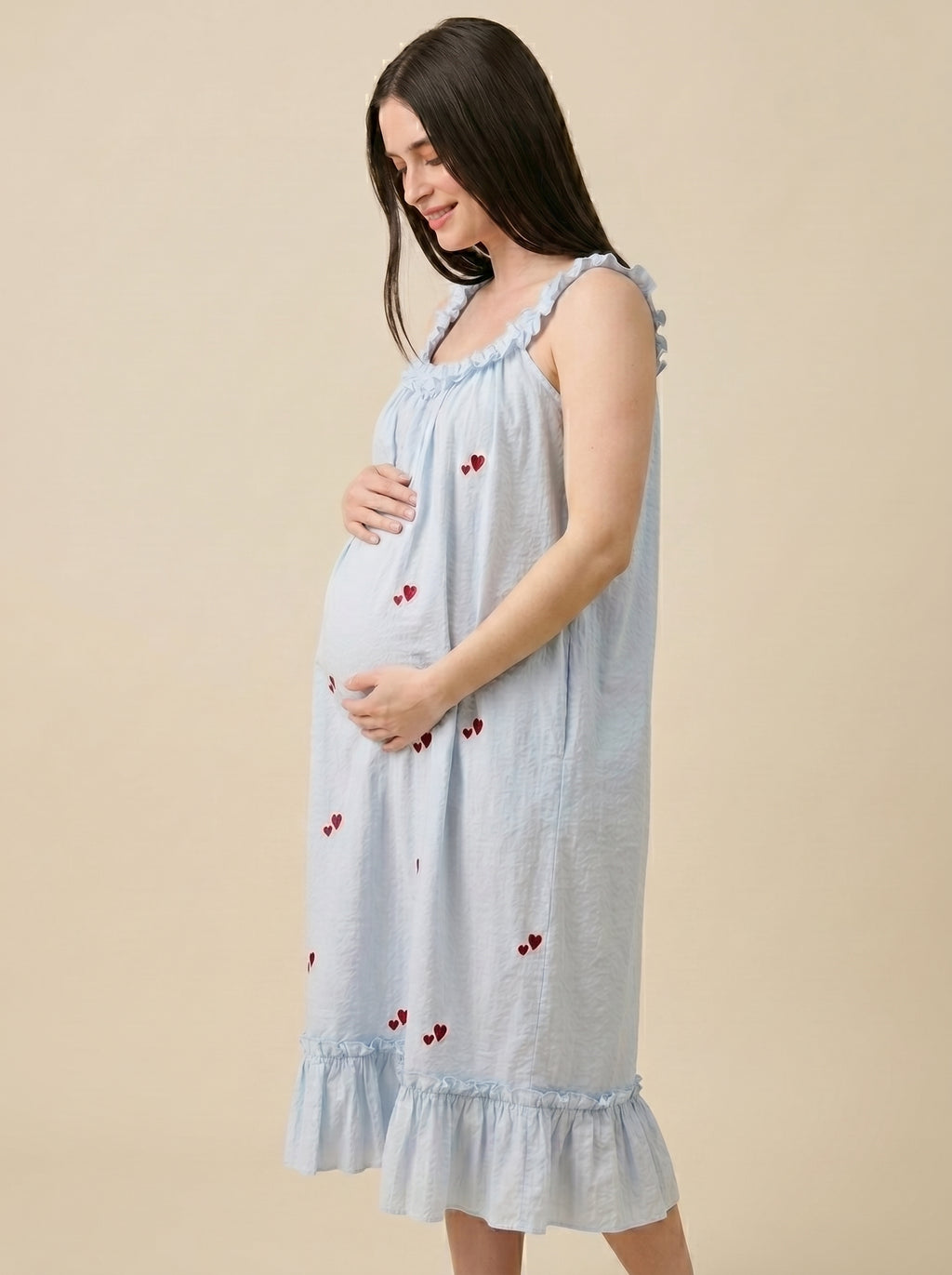 BABY BLOOM MATERNITY LOUNGE DRESS