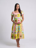 The tropical sunshine tired dress